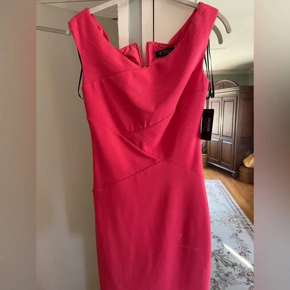 Guess | Dresses | Guess Hot Pink Mini Dress | Poshmark